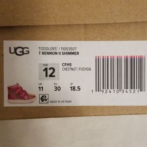 Toddlers size 12 uggs, T Rennon 2 Shimmer